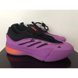 Size 10.5 Mens Adidas Dame 9 Lillard Basketball Shoes Purple Burst Black IE3626